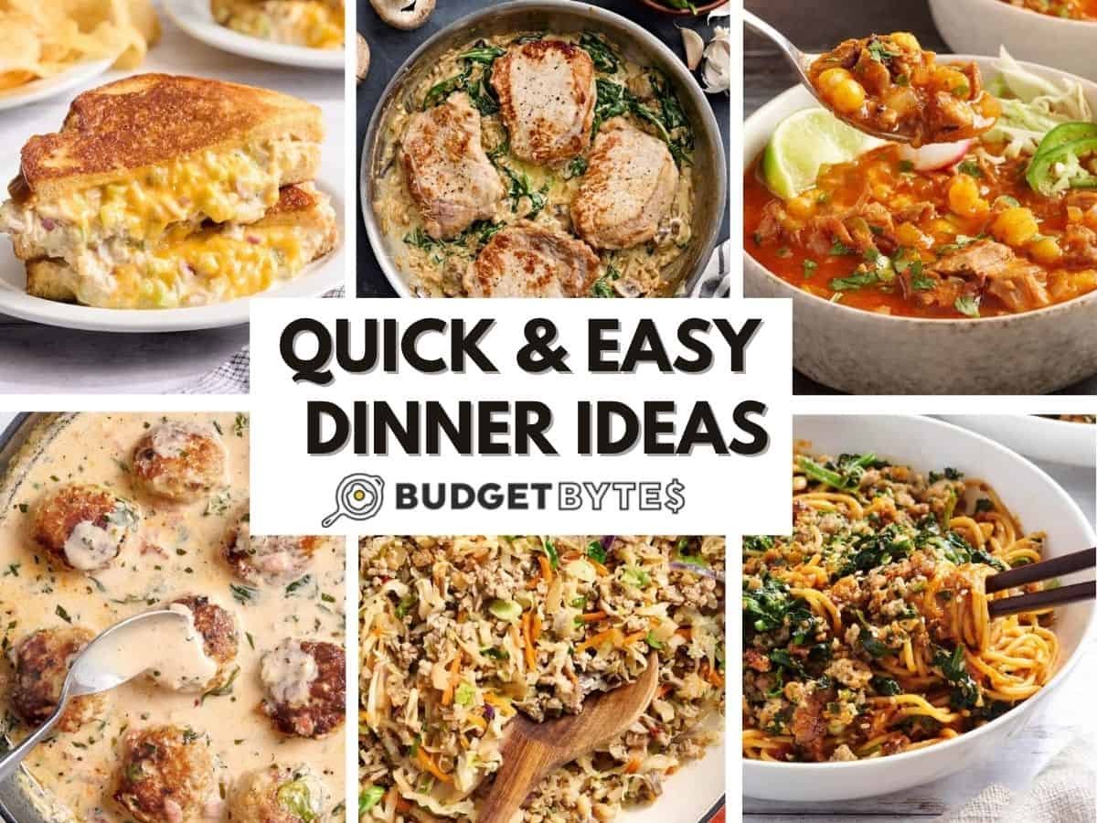 Quick And Easy Weeknight Dinner Ideas